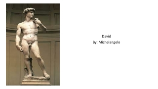 David By: Michelangelo