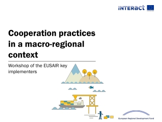 Cooperation practices in a macro-regional context