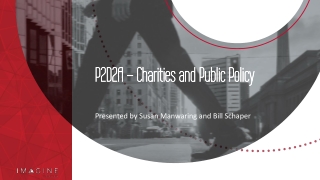 P2D2A – Charities and Public Policy