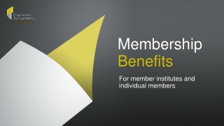 Membership Benefits