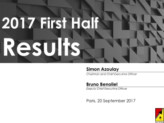 2017 First Half Results