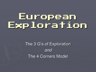 European Exploration