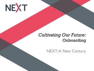 Cultivating Our Future: Onboarding