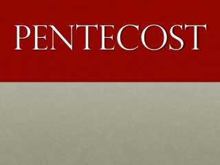 Pentecost