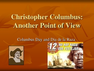 Christopher Columbus: Another Point of View
