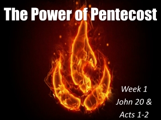 The Power of Pentecost