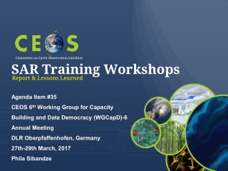 SAR Training Workshops