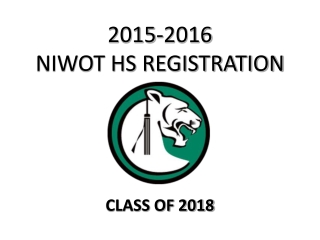 2015-2016 NIWOT HS REGISTRATION