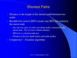 Shortest Paths