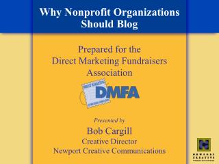 Why Nonprofit Organizations Should Blog