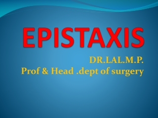 EPISTAXIS