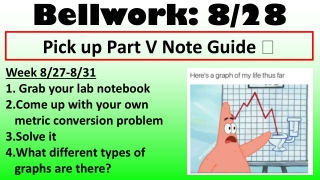 Bellwork: 8/28