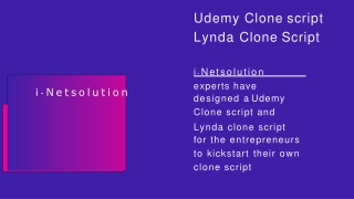 Udemy Clone script - Lynda Clone script - Video Tutorial Script