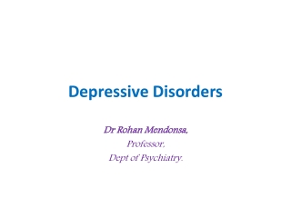 Depressive Disorders