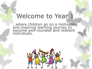 Welcome to Year 1