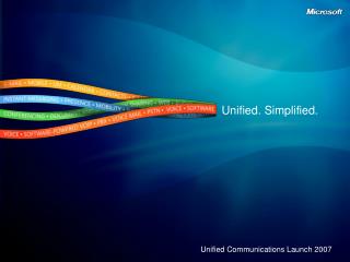 U nified Communications Administration Experience