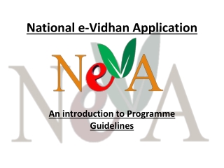 National e- Vidhan Application