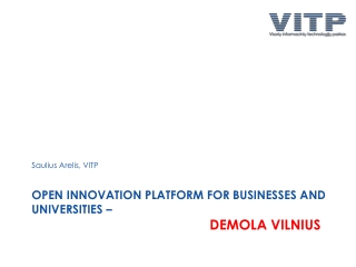 Open innovation platform for businesses and universities – Demola Vilnius