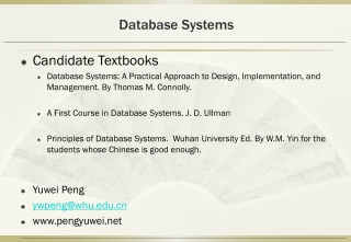 Database Systems