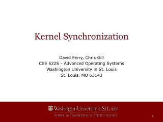 Kernel Synchronization