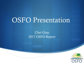 OSFO Presentation
