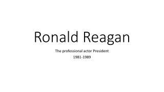 Ronald Reagan