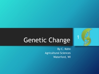 Genetic Change