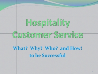 Hospitality Customer Service