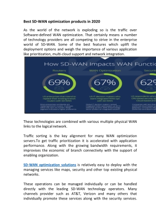 Best SD-WAN optimization products in 2020