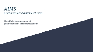 AIMS Acute Inventory Management System