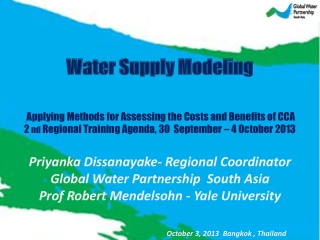 Water Supply Modeling