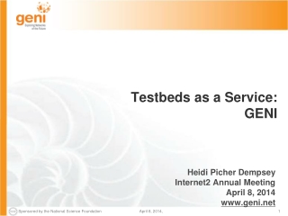 Testbeds as a Service: GENI