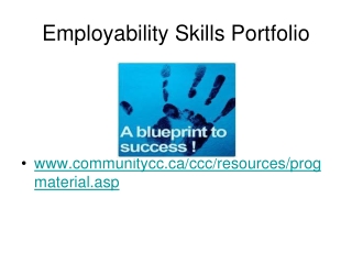 Employability Skills Portfolio