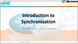 Introduction to Synchronization