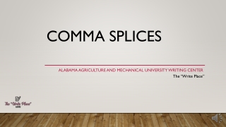 Comma Splices