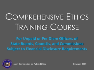 Comprehensive Ethics Training Course