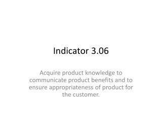 Indicator 3.06