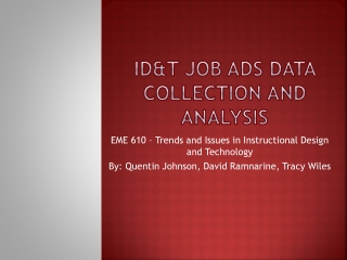 Id&amp;T Job Ads Data collection and analysis