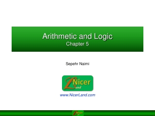 Arithmetic and Logic Chapter 5