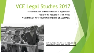 VCE Legal Studies 2017