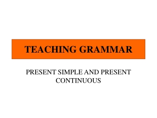 TEACHING GRAMMAR