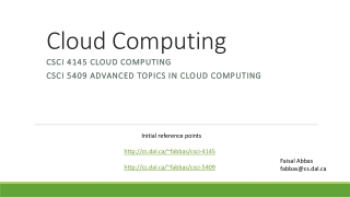 Cloud Computing