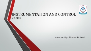 INSTRUMENTATION AND CONTROL ME-2113