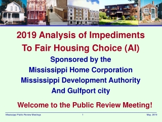 2019 Analysis of Impediments To Fair Housing Choice (AI) Sponsored by the