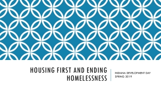 Housing First and ending homelessness