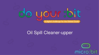 Oil Spill Cleaner-upper