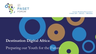 Destination Digital Africa : Preparing our Youth for the Future