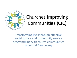 Churches Improving Communities (CIC)