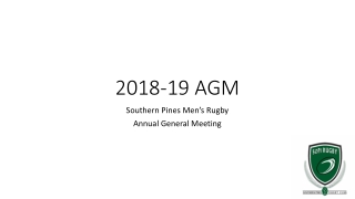 2018-19 AGM