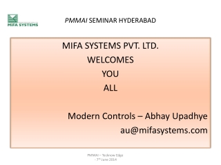 PMMAI SEMINAR HYDERABAD